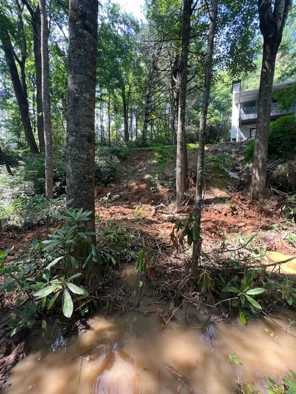 Slope Restoration and Land Clearing in Fairview NC image